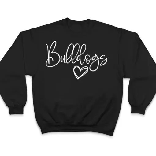 Mascot Sports School Spirit Bulldogs Back to School T Shirt