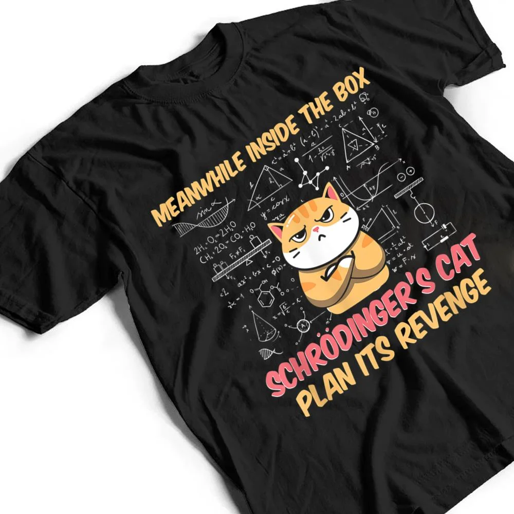 Meanwhile-Inside-The-Box-Funny-Schrodingers-Cat-T-Shirt-2 Meanwhile Inside The Box Funny Schrödinger's Cat T Shirt