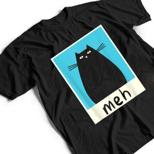 Meh Cat Shirt Meow Kitty Cat Lover Japanese Cat Kawaii Anime T Shirt