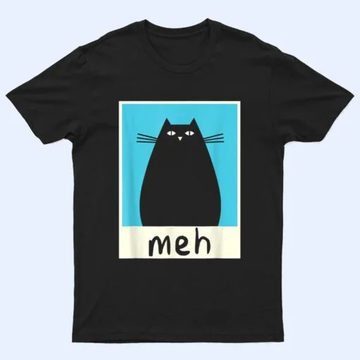 Meh Cat Shirt Meow Kitty Cat Lover Japanese Cat Kawaii Anime T Shirt