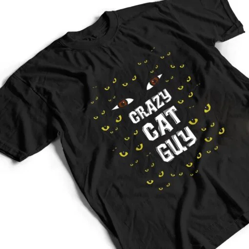 Mens Crazy Cat Guy & Cat Daddy T Shirt