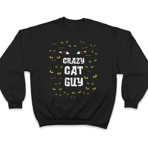 Mens Crazy Cat Guy & Cat Daddy T Shirt