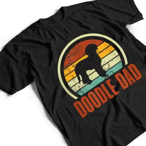 Mens Doodle Dad Dog Dad Goldendoodle Labradoodle Retro T Shirt