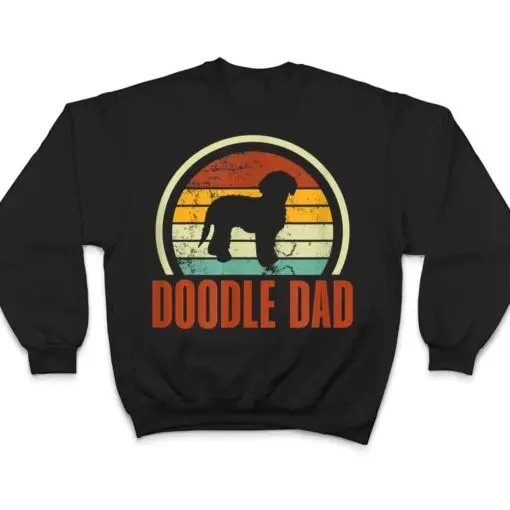 Mens Doodle Dad Dog Dad Goldendoodle Labradoodle Retro T Shirt