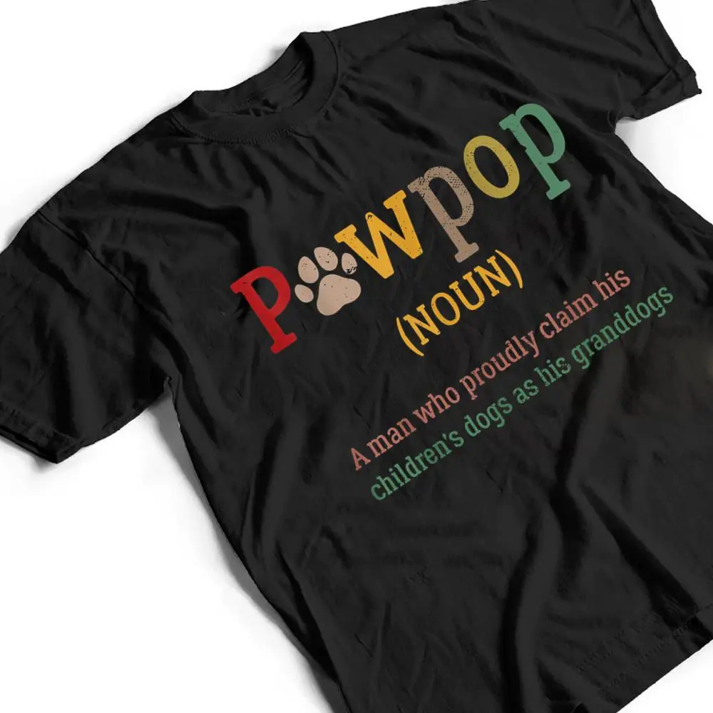 Mens-Funny-Pawpop-Definition-Dog-Dad-Paw-Papa-Dogs-Lover-Grandpa-T-Shirt-2 Mens Funny Pawpop Definition Dog Dad Paw Papa Dogs Lover Grandpa T Shirt
