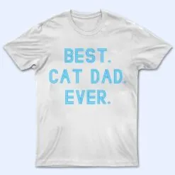 Mens Men's Cat Dad Gift T Shirt