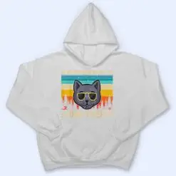 Mens Vintage Funny Best Russian Blue Cat Dad Ever Father's Day T Shirt Mens Vintage Funny Best Russian Blue Cat Dad Ever Father's Day T Shirt