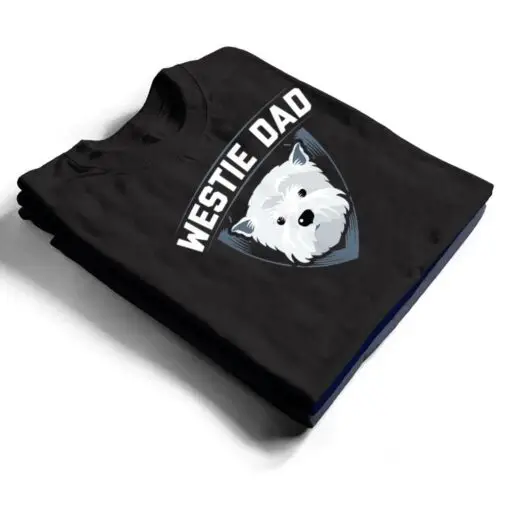 Mens Westie Dad Dog Owner West Highland White Terrier T Shirt