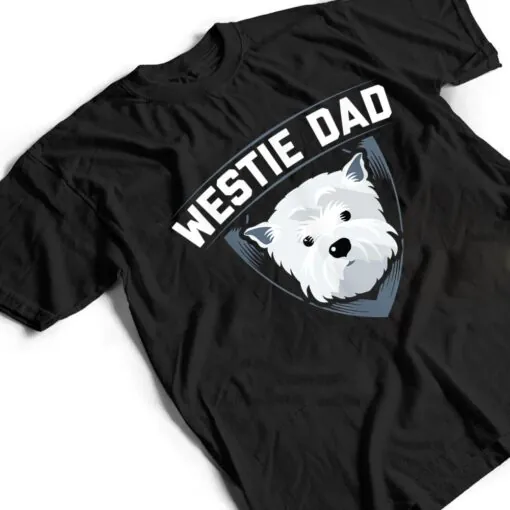 Mens Westie Dad Dog Owner West Highland White Terrier T Shirt