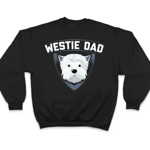 Mens Westie Dad Dog Owner West Highland White Terrier T Shirt