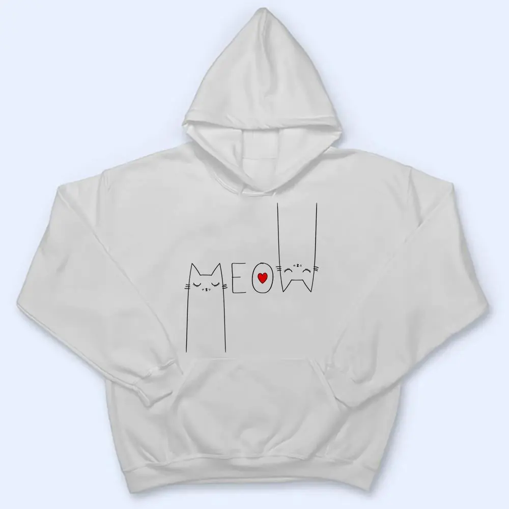 Meow-Cat-Shirt-Meow-Kitty-Funny-Cats-Lover-T-Shirt-3 Meow Cat Shirt Meow Kitty Funny Cats Lover T Shirt