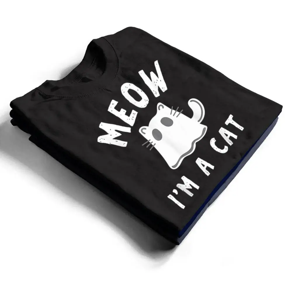 Meow-I-M-A-Cat-Halloween-Costume-T-Shirt-1 Meow I M A Cat Halloween Costume T Shirt