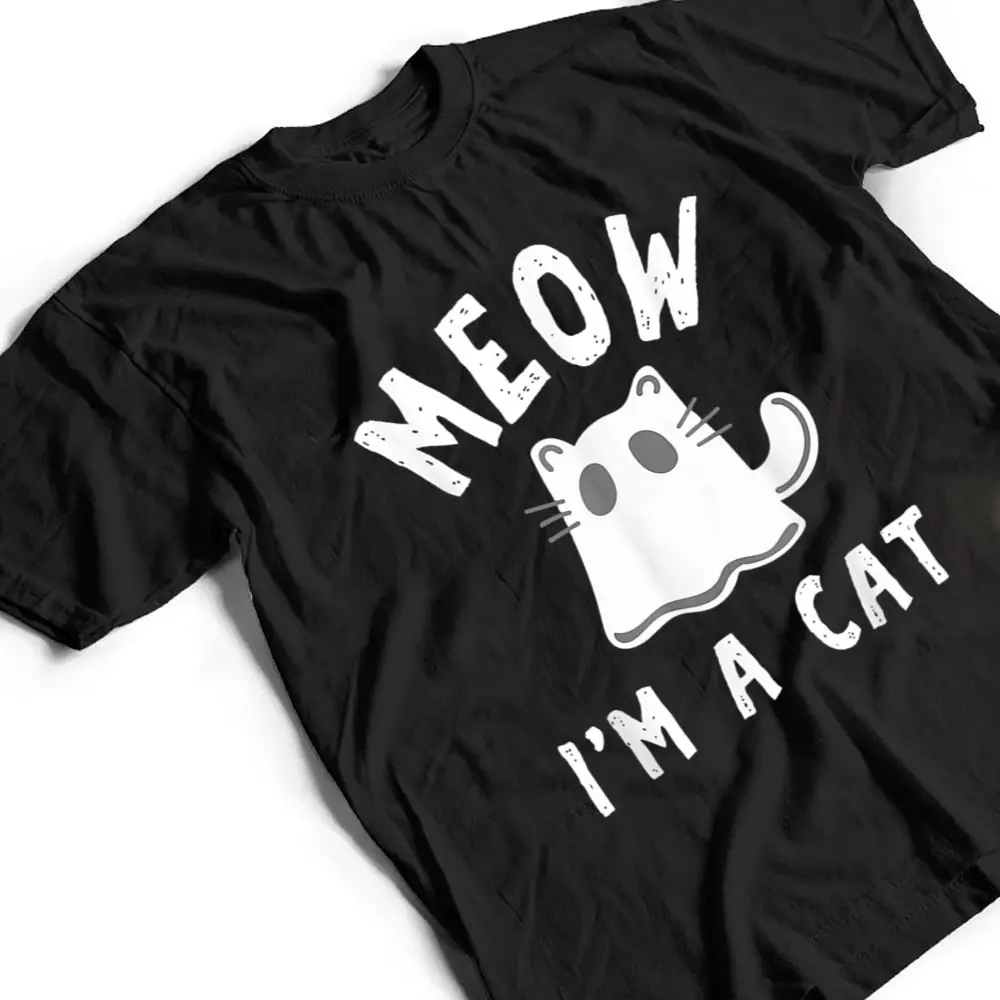 Meow-I-M-A-Cat-Halloween-Costume-T-Shirt-2 Meow I M A Cat Halloween Costume T Shirt