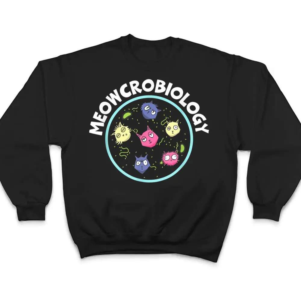 Meowcrobiology-Science-Lover-Microbiology-Scientist-Cat-T-Shirt-4 Meowcrobiology Science Lover Microbiology Scientist Cat T Shirt