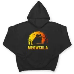 Meowcula Black Cat Halloween Vampire Cat T Shirt Meowcula Black Cat Halloween Vampire Cat T Shirt