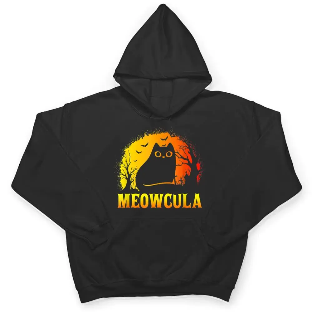 Meowcula-Black-Cat-Halloween-Vampire-Cat-T-Shirt-3 Meowcula Black Cat Halloween Vampire Cat T Shirt