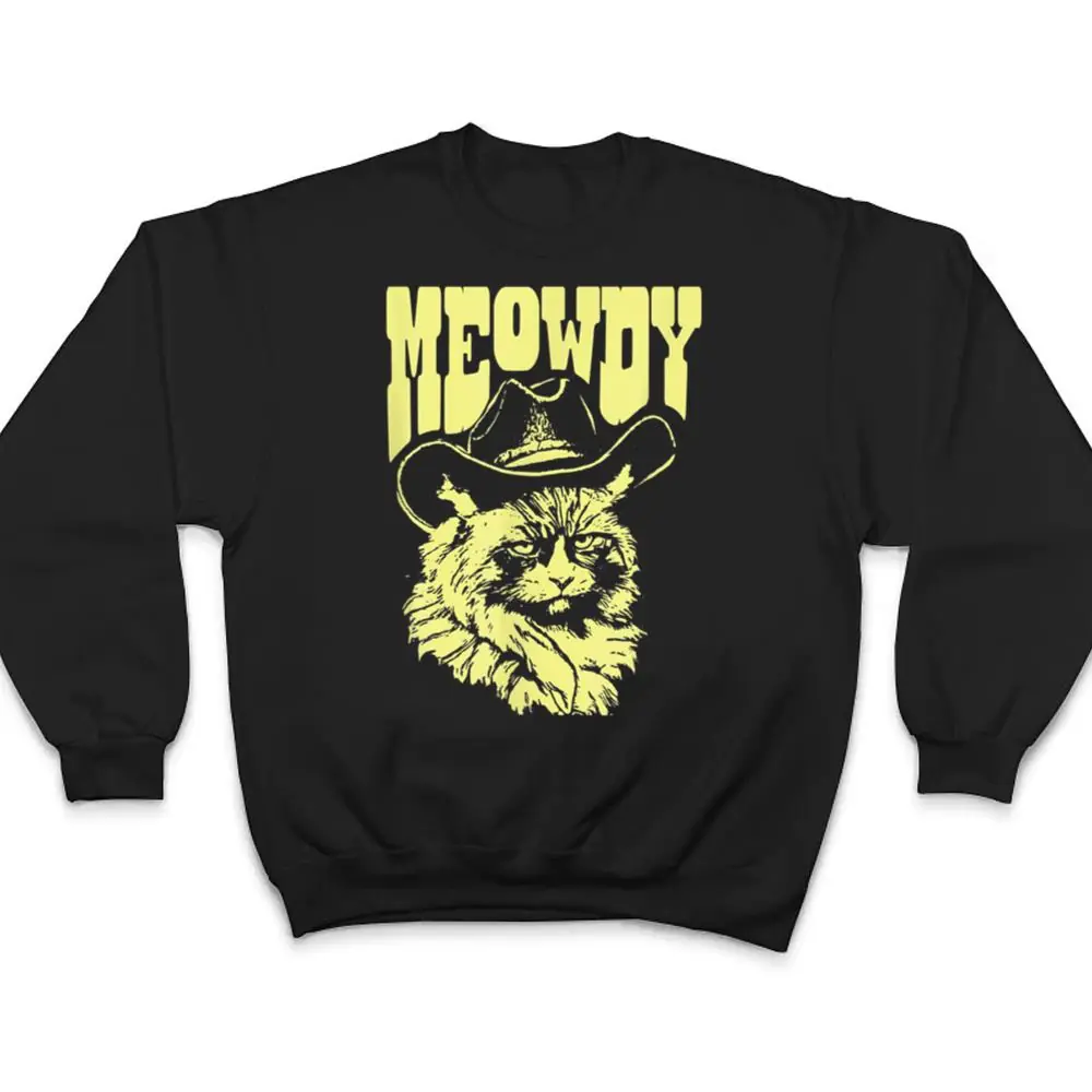 Meowdy-Funny-Country-Cowboy-Angry-Cat-Western-Vibe-T-Shirt-4 Meowdy Funny Country Cowboy Angry Cat Western Vibe T Shirt
