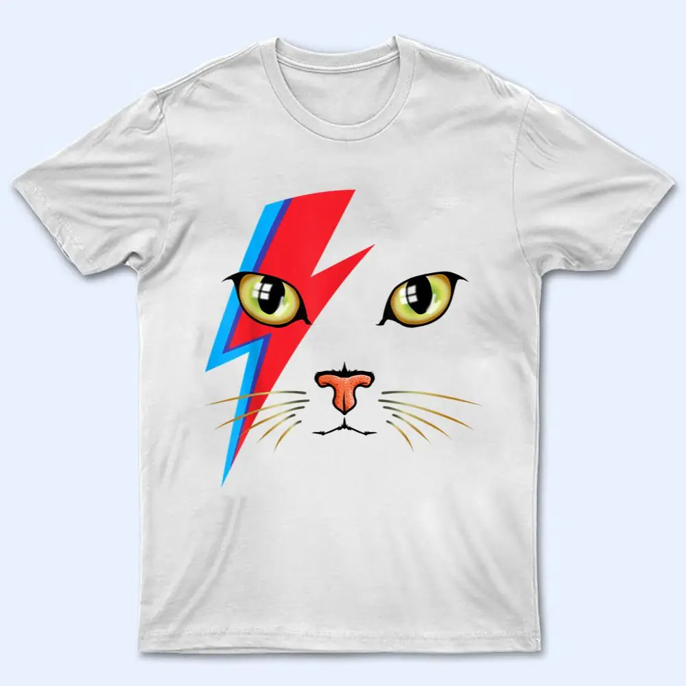 Meowie Bowie Cat Retro Kitty Cat Funny Glam Rock Music T Shirt Meowie Bowie Cat Retro Kitty Cat Funny Glam Rock Music T Shirt