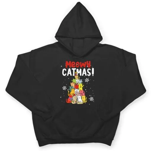 Meowy Catmas Christmas Cat T Shirt