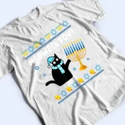 Meowzel Tov Chanukah Jewish Black Cat Hanukkah T Shirt Meowzel Tov Chanukah Jewish Black Cat Hanukkah T Shirt