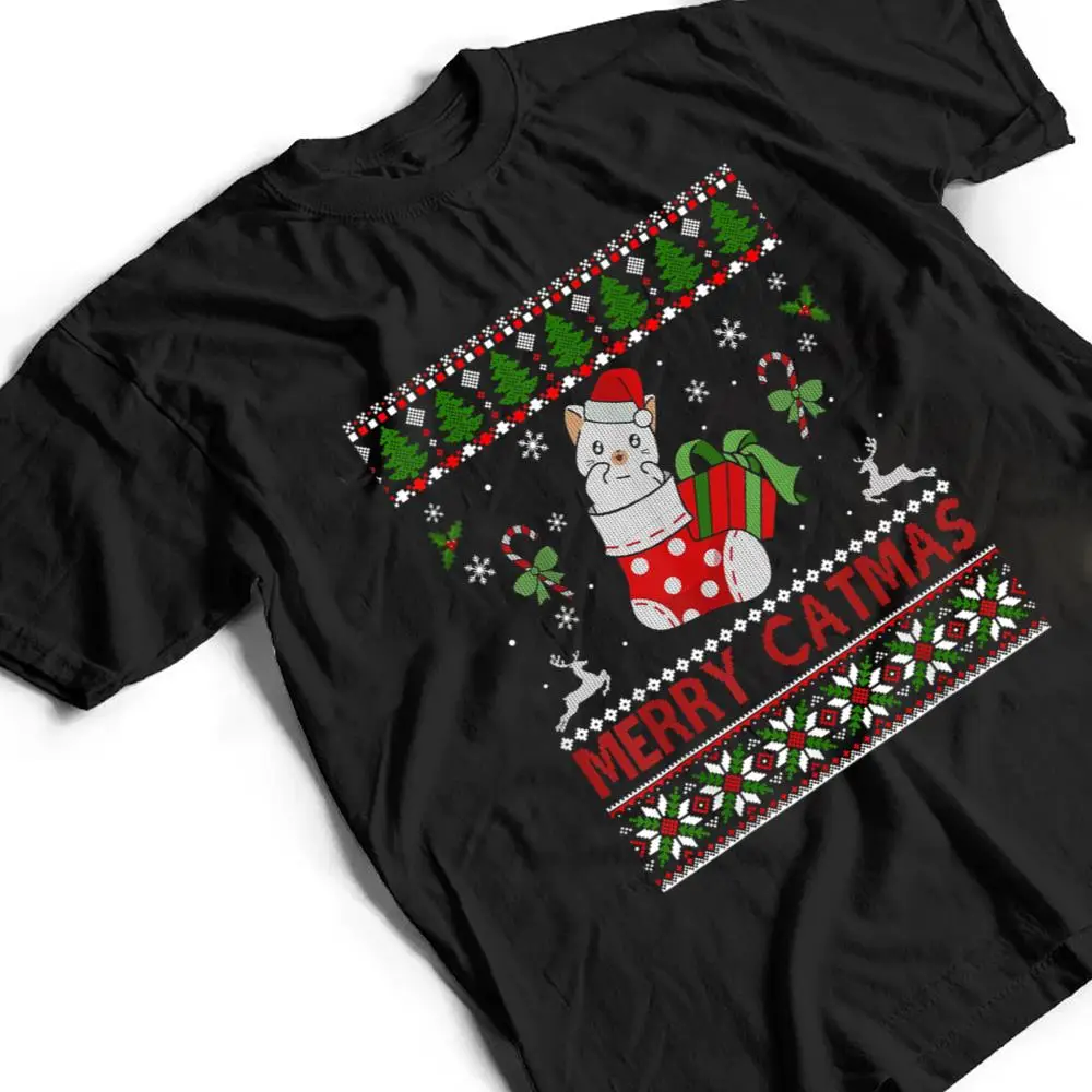 Merry-Catmas-Christmas-Cats-In-Socks-Kitty-Cat-Lover-Gift-T-Shirt-2 Merry Catmas Christmas Cats In Socks Kitty Cat Lover Gift T Shirt