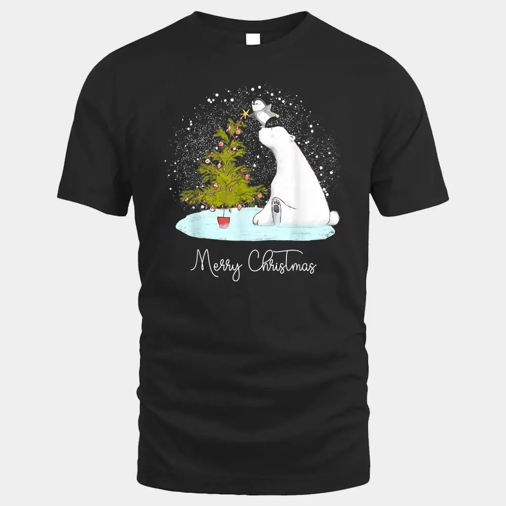 Merry Christmas - Cute Polar Bear Penguin Christmas Merry Christmas - Cute Polar Bear Penguin Christmas