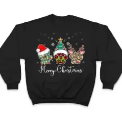 Merry Christmas Dog Paw Costume Leopard Plaid T Shirt Merry Christmas Dog Paw Costume Leopard Plaid T Shirt