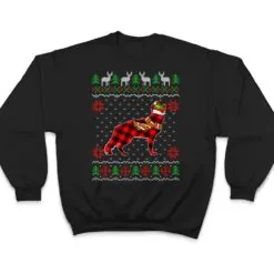 Merry Christmas German Shepherd Dog Ugly Xmas Red Plaid T Shirt Merry Christmas German Shepherd Dog Ugly Xmas Red Plaid T Shirt
