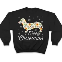 Merry Christmas Pajama Funny Dachshund Dog Gifts T Shirt Merry Christmas Pajama Funny Dachshund Dog Gifts T Shirt