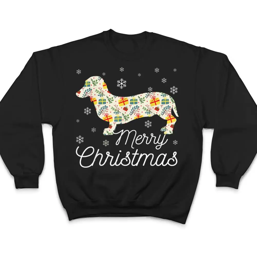 Merry-Christmas-Pajama-Funny-Dachshund-Dog-Gifts-T-Shirt-4 Merry Christmas Pajama Funny Dachshund Dog Gifts T Shirt