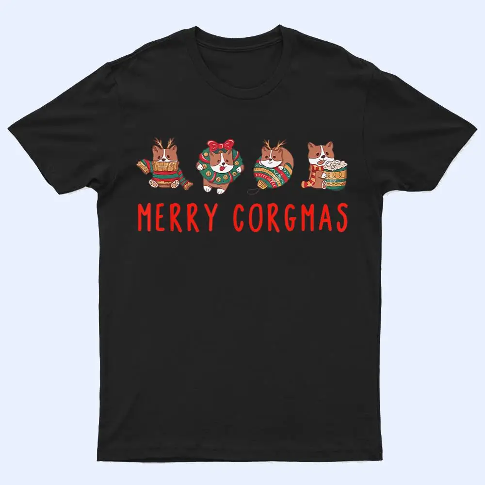 Merry Corgmas Christmas Corgi Cute Dog Funny T Shirt Merry Corgmas Christmas Corgi Cute Dog Funny T Shirt
