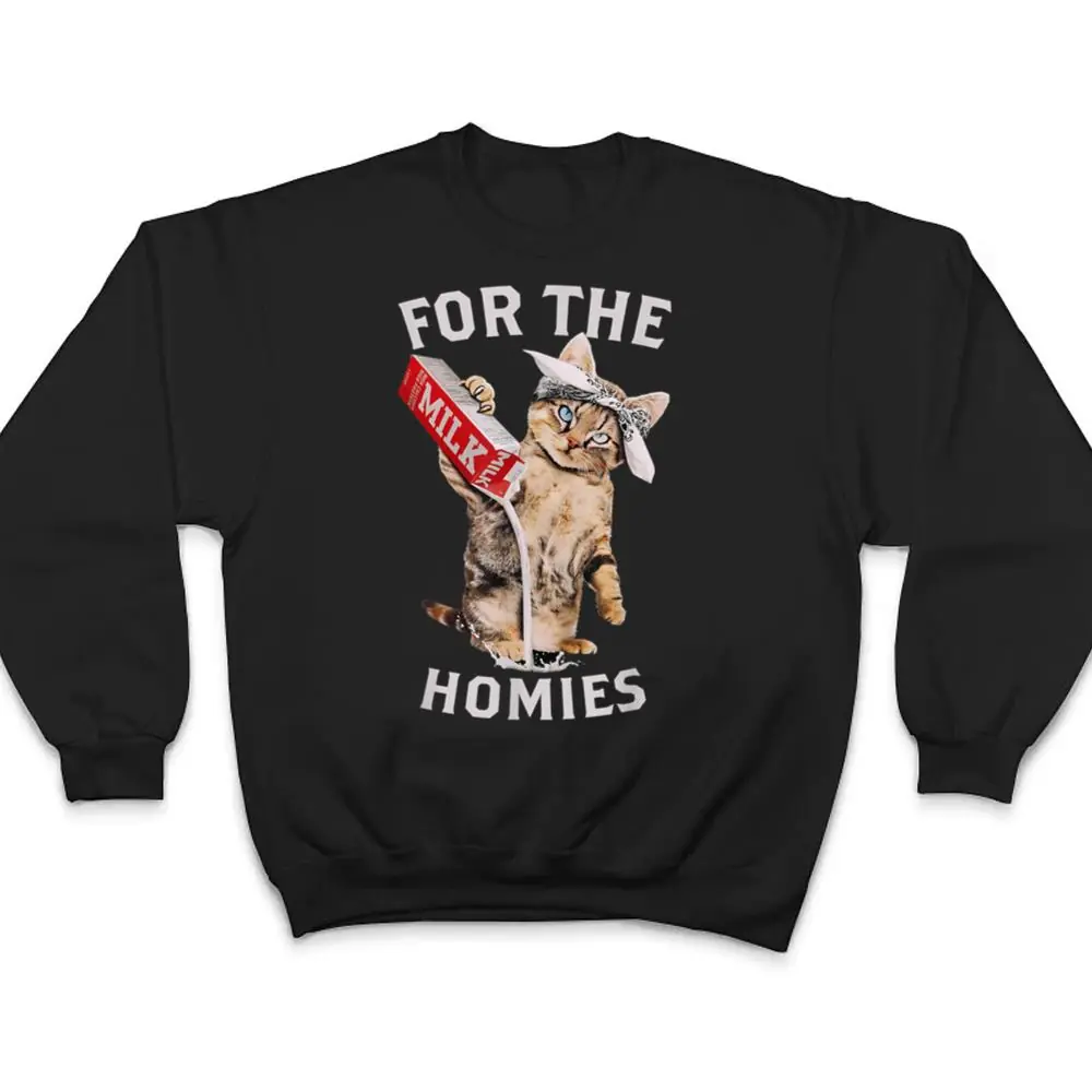 Milk-Cat-For-The-Homies-Lover-Kids-Women-Tee-T-Shirt-4 Milk Cat For The Homies Lover Kids Women Tee T Shirt
