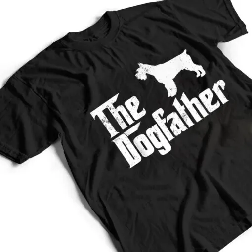 Miniature Schnauzer Dog Dog The Dogfather Dog Lover T Shirt