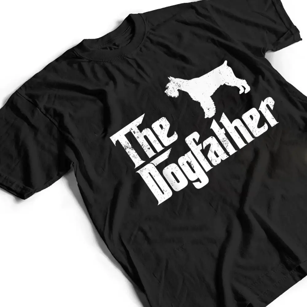 Miniature-Schnauzer-Dog-Dog-The-Dogfather-Dog-Lover-T-Shirt-2 Miniature Schnauzer Dog Dog The Dogfather Dog Lover T Shirt