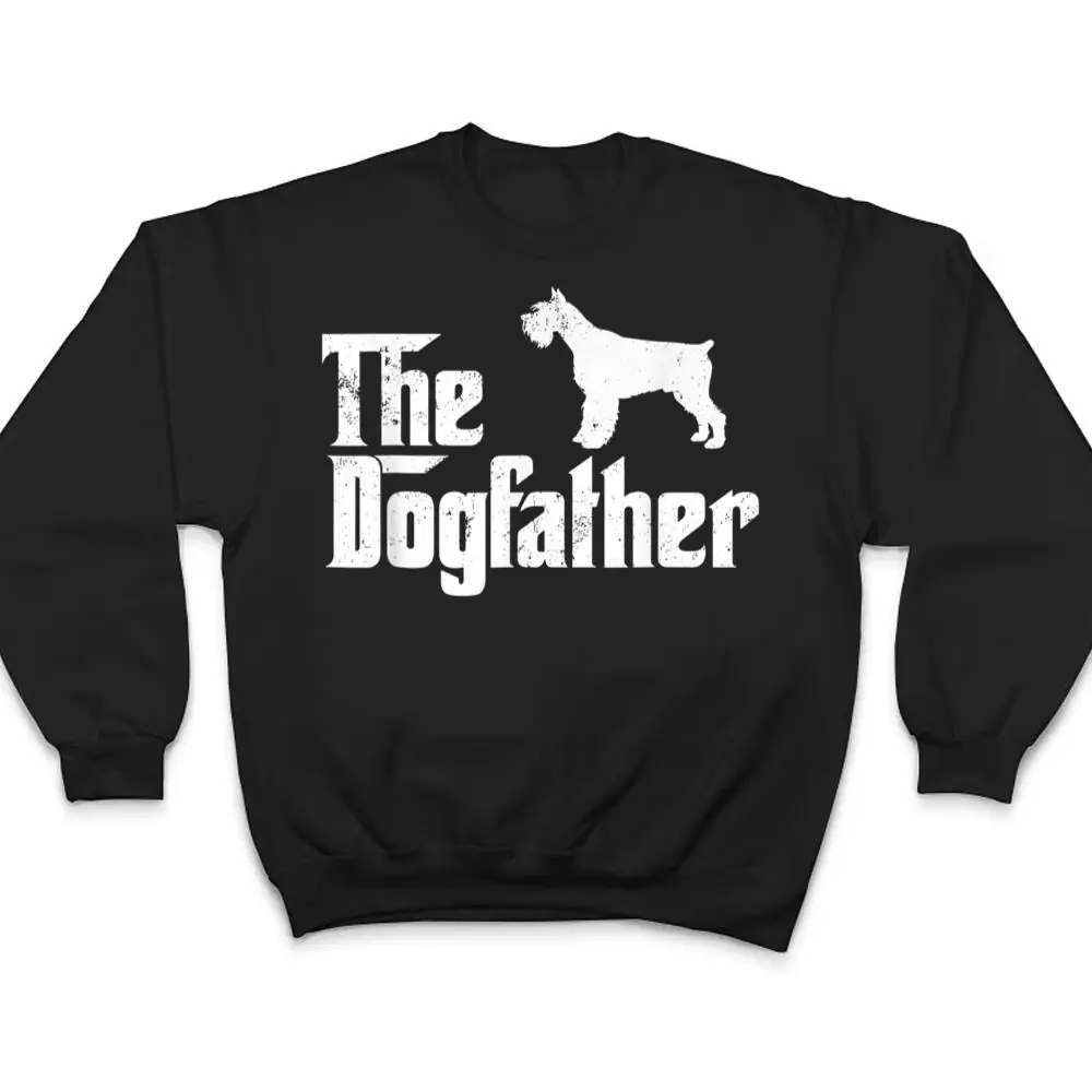 Miniature-Schnauzer-Dog-Dog-The-Dogfather-Dog-Lover-T-Shirt-4 Miniature Schnauzer Dog Dog The Dogfather Dog Lover T Shirt