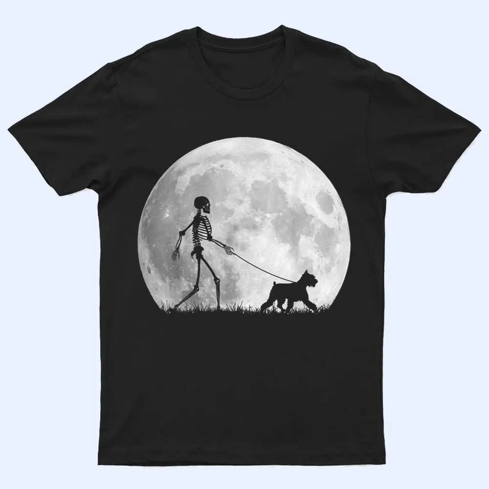 Miniature Schnauzer Halloween Skeleton Funny Dog Gift T Shirt Miniature Schnauzer Halloween Skeleton Funny Dog Gift T Shirt