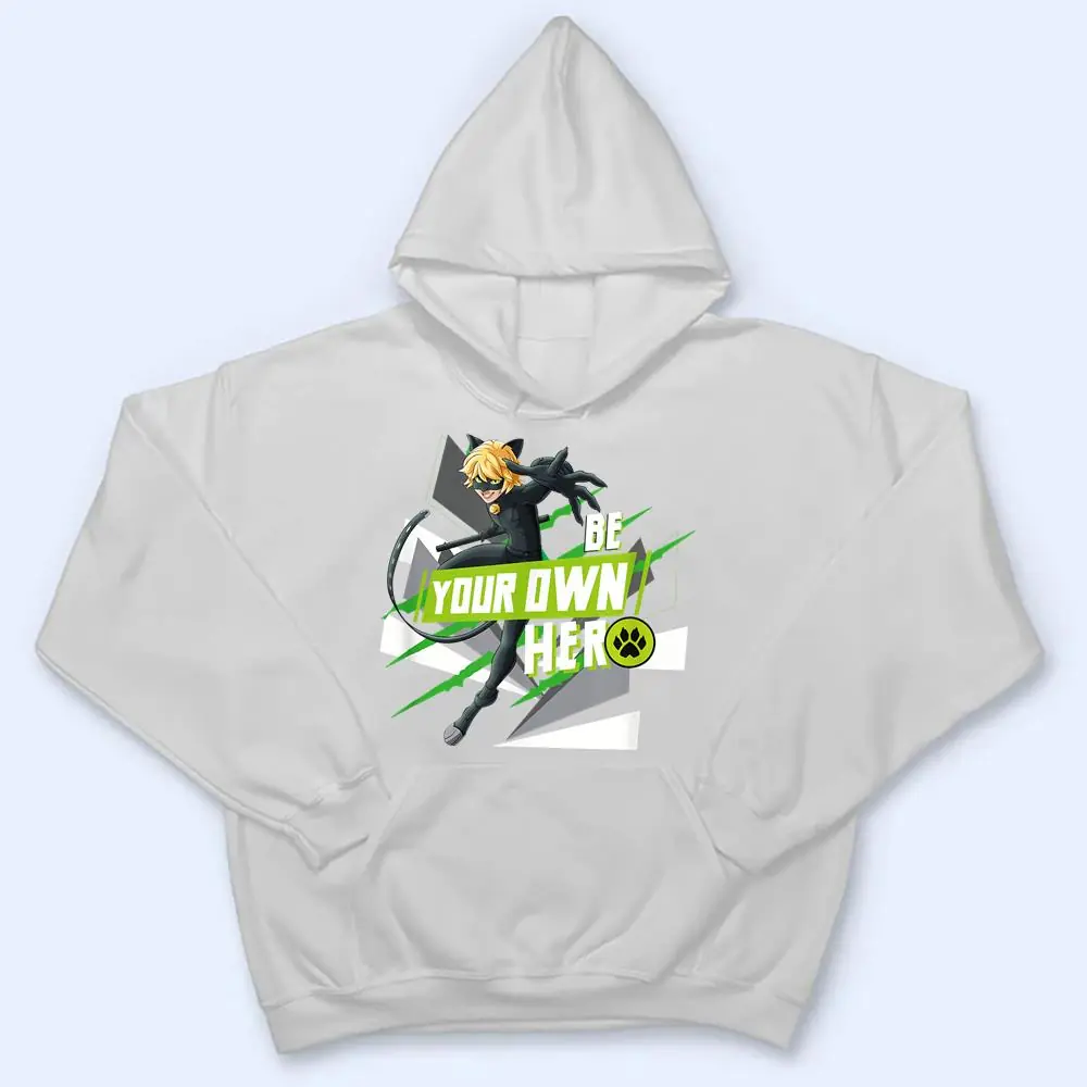 Miraculous-Ladybug-Cat-Noir-Be-Your-Own-Hero-T-Shirt-3 Miraculous Ladybug Cat Noir Be Your Own Hero T Shirt