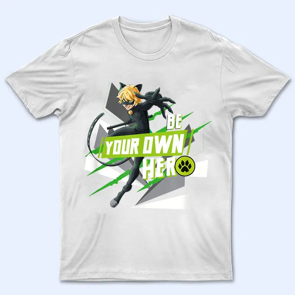 Miraculous Ladybug Cat Noir Be Your Own Hero T Shirt Miraculous Ladybug Cat Noir Be Your Own Hero T Shirt