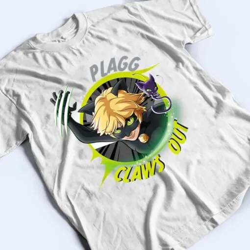 Miraculous Ladybug Cat Noir Plagg Claws Out T Shirt