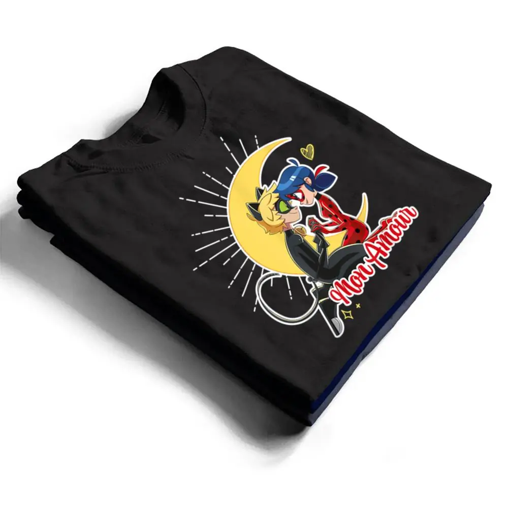 Miraculous-Ladybug-Cat-Noir-Valentines-Day-T-Shirt-1 Miraculous Ladybug & Cat Noir Valentine's Day T Shirt