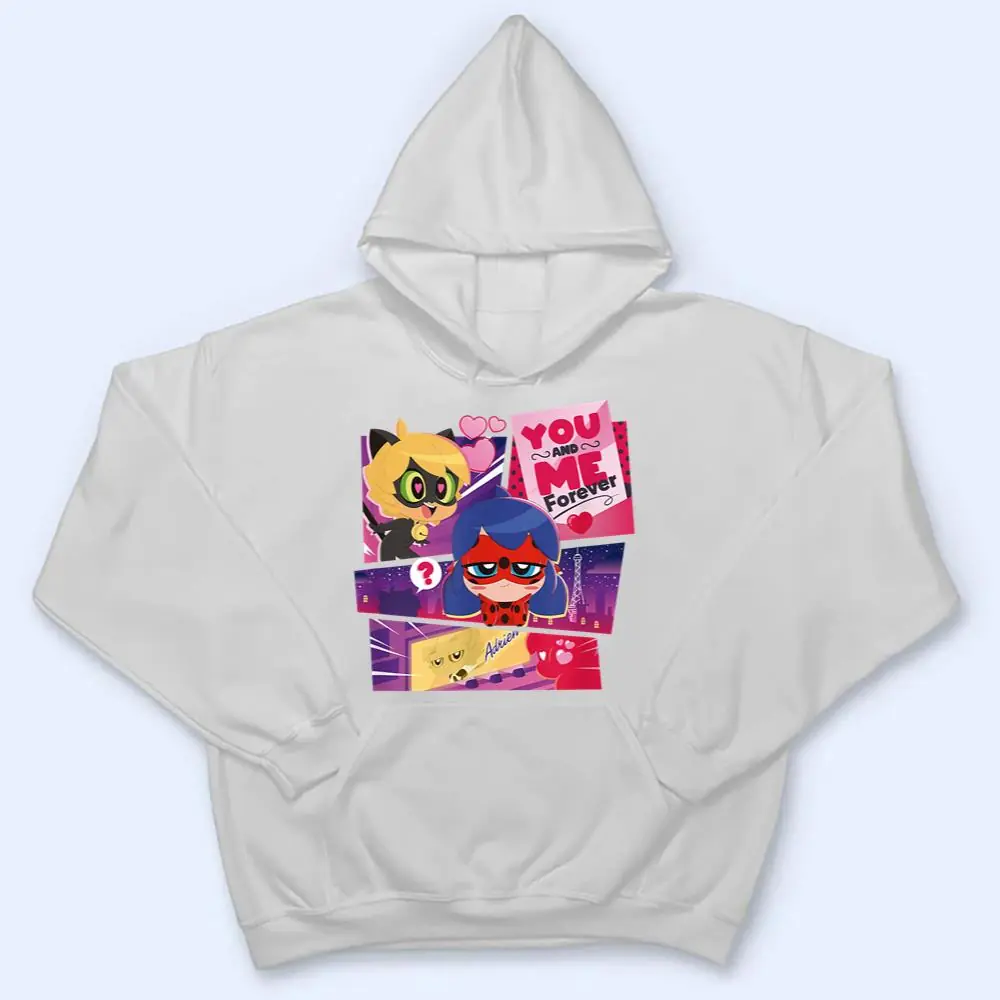 Miraculous-Ladybug-Chibi-Collection-You-and-Me-forever-T-Shirt-3 Miraculous Ladybug Chibi Collection You and Me forever T Shirt