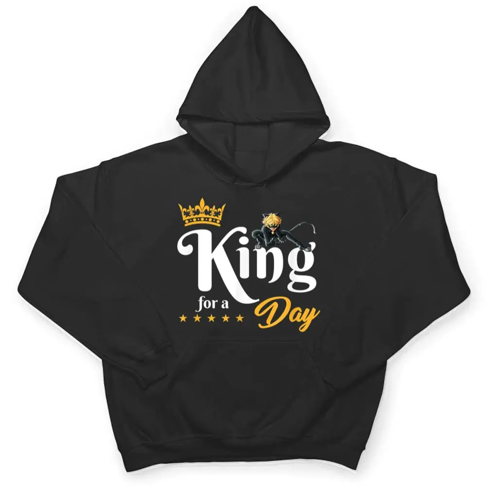 Miraculous-Ladybug-Kings-Day-Cat-Noir-King-for-a-Day-T-Shirt-3 Miraculous Ladybug King's Day Cat Noir King for a Day T Shirt