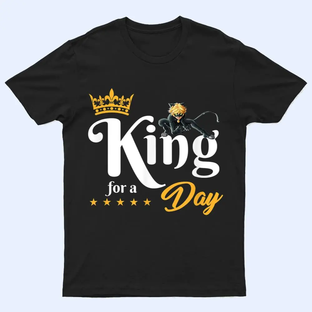 Miraculous Ladybug King's Day Cat Noir King for a Day T Shirt Miraculous Ladybug King's Day Cat Noir King for a Day T Shirt