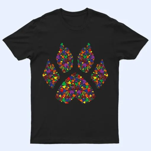 Miraculous Ladybug Rainbow Collection Cat Noir Paw T Shirt