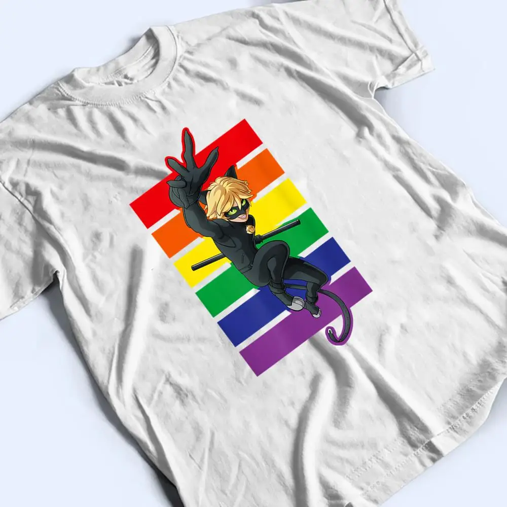 Miraculous-Ladybug-Rainbow-Collection-with-Cat-Noir-T-Shirt-2 Miraculous Ladybug Rainbow Collection with Cat Noir T Shirt