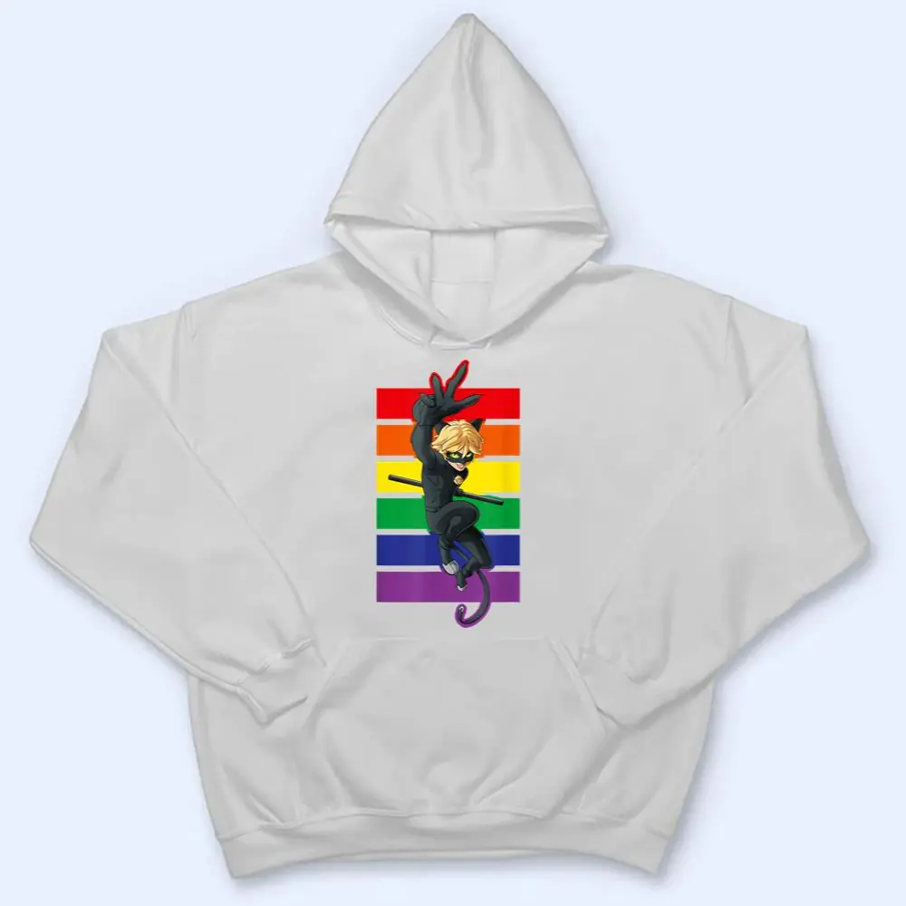 Miraculous-Ladybug-Rainbow-Collection-with-Cat-Noir-T-Shirt-3 Miraculous Ladybug Rainbow Collection with Cat Noir T Shirt