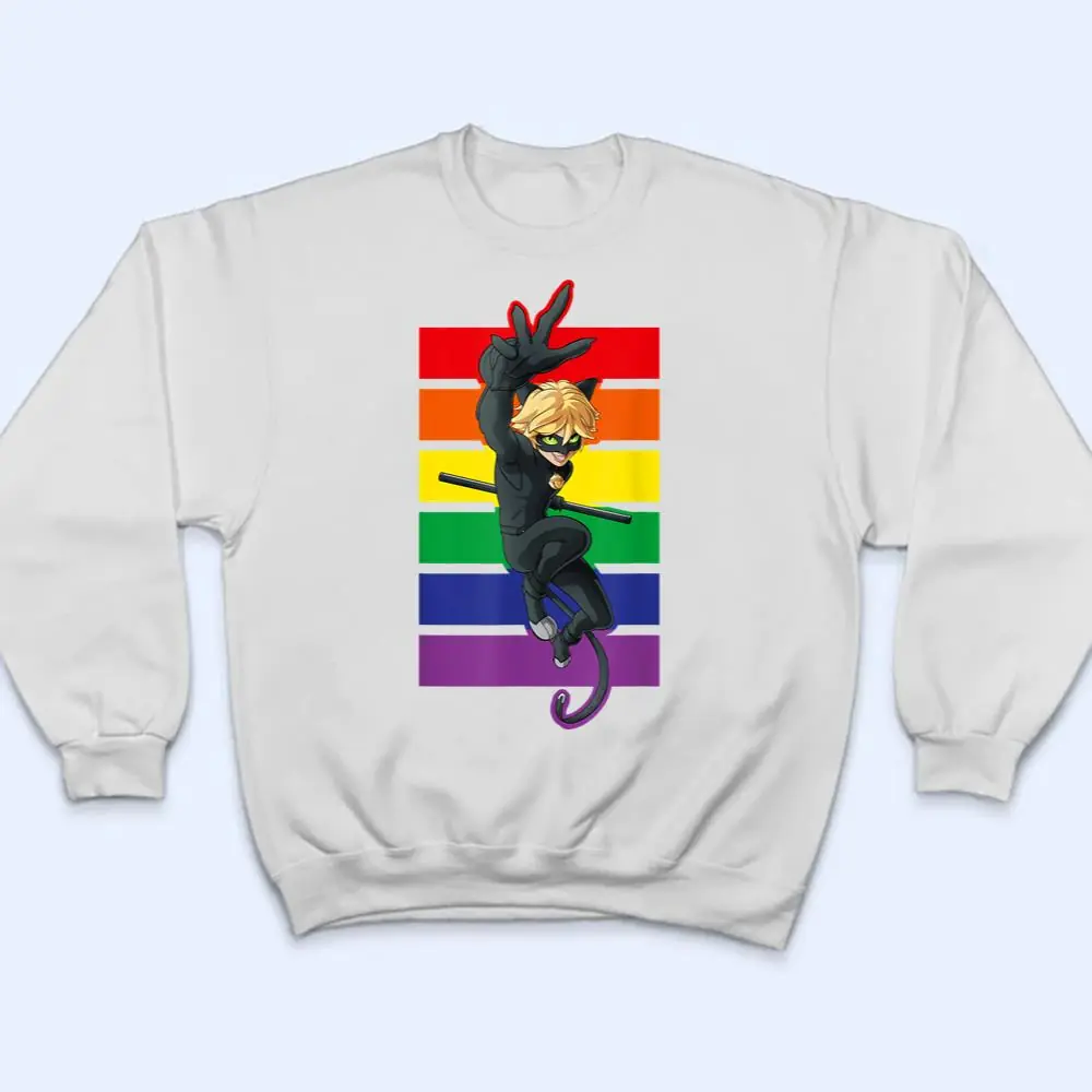 Miraculous-Ladybug-Rainbow-Collection-with-Cat-Noir-T-Shirt-4 Miraculous Ladybug Rainbow Collection with Cat Noir T Shirt