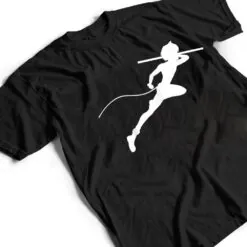 Miraculous Ladybug Silhouette Cat Noir Running (White) T Shirt Miraculous Ladybug Silhouette Cat Noir Running (White) T Shirt