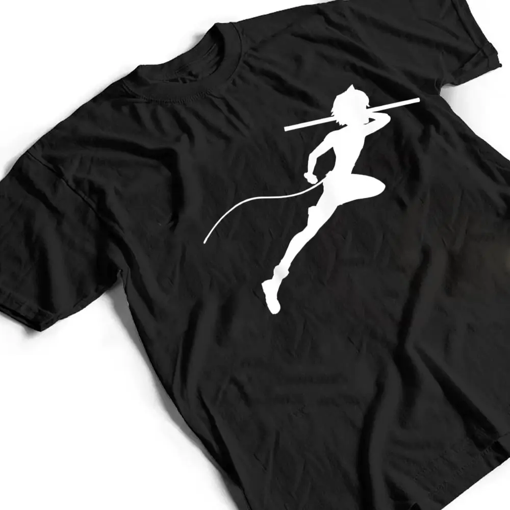 Miraculous-Ladybug-Silhouette-Cat-Noir-Running-White-T-Shirt-2 Miraculous Ladybug Silhouette Cat Noir Running (White) T Shirt