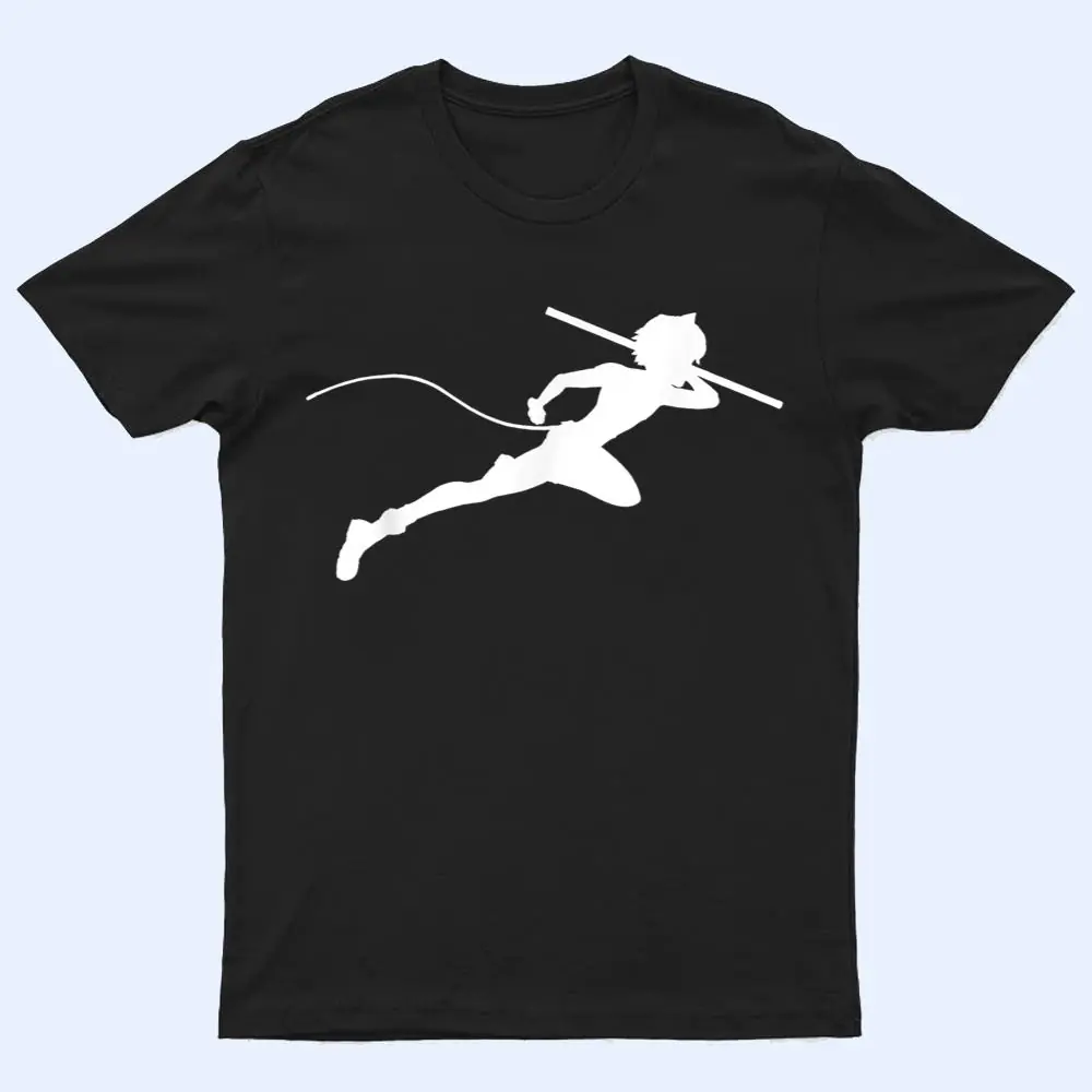 Miraculous Ladybug Silhouette Cat Noir Running (White) T Shirt Miraculous Ladybug Silhouette Cat Noir Running (White) T Shirt